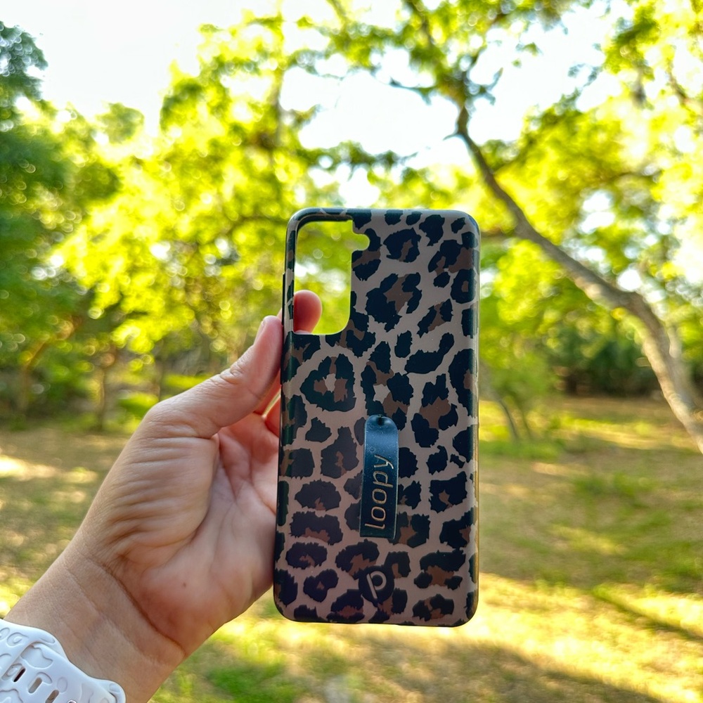 Loopy Case Leopard Print Phone Case - Black and Brown